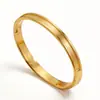 Pulsera de Acero de Titanio para Mujer Estilo Ins de Gama Alta Cierre Abierto Pulsera de Abalorios Personalizable DIY Joyería de Acero Inoxidable de 6 mm Venta al por Mayor