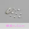 Lote Misto de 10.000 Mini Decorações para Nail Art Meia-Redondas Banhadas a Prata, Acessórios de Nail Art Pequenos Redondos com Fundo Plano de Yiwu
