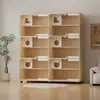 Gabinete para gatos, villa para gatos, nido para gatos de interior, jaula para gatos, casa para gatos de exhibición para tienda de mascotas, madera maciza al por mayor