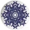 Venta al por mayor de fábrica Vajilla de cerámica italiana Vajilla con patrón de borde dorado Set de platos de porcelana de hueso Venta al por mayor
