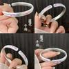 Brazalete Lotus Esmalte Pie Plata 9999 Plata Esterlina Femenino Gordito Donglai Nicho Brazalete de Plata Estilo Nacional Estilo Joven Brazalete Regalo