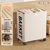 Caja de Almacenamiento de Ropa de Gran Capacidad Organizador de Juguetes para el Hogar Gabinete de Almacenamiento Plegable con Tapa abatible para Ropa y Edredones