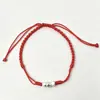Pulseras de Hilo Rojo para el Año del Zodiaco, Tejidas a Mano, Unisex, Hilo Rojo para Bebé, Suministro al por Mayor para Transmisiones en Vivo