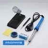 Kit de Soldador Pluma de Soldar para el Hogar Herramienta de Soldadura Reparación Electrónica Soldador Eléctrico Cable de Soldadura Soldador para Estudiantes 60W con Luz