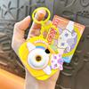 Llavero de cámara de proyección de unicornio arcoíris divertido estilo Moe, lindo colgante para mochila escolar, llavero de coche, pequeño regalo al por mayor