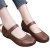 Zapatos Nuevos de Primavera 2025 Zapatos de Salón con Suela Blanda de Tendón de Res Cómodos Antideslizantes Resistentes al Desgaste Suela Plana de Larga Duración No Cansan Zapatos para Madres de Mediana Edad y Mayores
