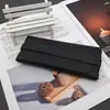 Estuche de Cuero para Gafas, Elegante Estuche Plegable Suave Hecho a Mano, Estuche Portátil de Cuero Suave de PVC, Estuche para Gafas de Sol, Se Puede Imprimir con Logo