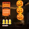 Decoração de Halloween Lanterna de Papel de Abóbora Enfeites Parque de Diversões Shopping Center Cena de Festa Decoração de Atmosfera Infantil Adereços