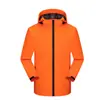 Chamarra de trabajo hecha a medida con estampado de logo, impermeable y a prueba de viento, chamarra delgada, uniforme de equipo, ropa de trabajo unisex, prenda exterior de primavera y otoño, bordado