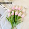 Flores Artificiales de Tulipán, Caja de Dulces para Boda, Suministros para Arreglos Florales, Combinaciones de Flores, Regalo de Graduación de Boda para el Día Nacional Flores Artificiales