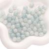 10x 8mm imitação de vidro jade tingido com água contas de cais quebrado contas faça você mesmo pulseira de contas artesanais acessórios de ornamento de mão
