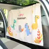 Cortinas Divisorias Delanteras y Traseras para Coche, Cortinas Parasol para Coche, Protección Solar para Bebés, Divisor de Aire Acondicionado Central, Cortinas de Privacidad Antirrobo para Coche