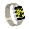 Correa Adecuada para Redmi Watch 5 Lite Hebilla Milanesa de Acero Inoxidable Correa de Muñeca de Liberación Rápida Correa para Redmi 5 Active