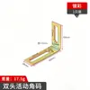 Suporte Fixo de Ângulo Ajustável Direto da Fábrica Ângulo Reto de 90 Graus Suporte Fixo Ângulo de Ferro Multifuncional Suporte Triangular Laminado com Furo Longo