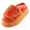 F20 otoño nuevo Zapatillas Disco Zapatillas Deslizantes Casa Algodón con Tira Cruzada Zapatillas DISQUETTE