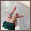 Óculos de miopia ultra leves marrons femininos estilo coreano moderno famosos na internet estilo ins armação pequena para rosto liso para olhos pode ser equipado com grau