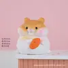 Nova Decoração Criativa para Hamster Pequenas Figurinhas Alívio de Estresse Cura Tendência Fofa Resina Enfeites de Mesa