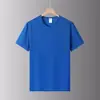 Camiseta Lisa de Manga Curta Nova de Verão Unissex Tendência Casual Versátil Meia Manga Masculina Malha Secagem Rápida Camisa Esportiva