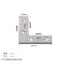 Venta al por mayor código de ángulo de acero inoxidable engrosado trípode accesorios de ferretería laminada conector 90 muebles ángulo recto triángulo