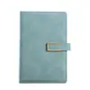 Cuaderno A5 con Hebilla en Stock, Bloc de Notas de Oficina de PU Engrosado, Diario de Estudiante, Cuero Sintético al por Mayor