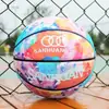Balón de baloncesto de tres anillos 3V3, tamaño 7, con diseño de patrón de olas, adecuado para juegos en interiores y exteriores, específicamente para entrenamiento 3 contra 3, 3X3, material de PU que absorbe la humedad, balón de baloncesto tamaño 6