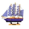 Velero Pequeño Pintado Creativo Decoraciones para el Hogar Velero de Madera Hecho a Mano Maquetas Artesanales Adornos Pequeños para Vestir Pasteles