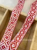 2,3cm Algodão Puro Listra Diamante Moda Artesanal DIY Fita de Laço Acessórios para Roupas de Performance Têxtil para Casa Tecelagem