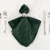 Guardanapo de cetim fosco, guardanapo dobrado, pano de limpeza de copos, banquete de casamento de hotel, guardanapo quadrado pequeno decorativo estilo americano