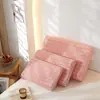 Funda de almohada de algodón puro y látex al por mayor del fabricante, Funda de almohada suave de algodón lavado, Funda para núcleo de almohada de algodón puro 40*60 Sin núcleo