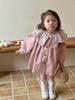 Cortavientos para Niñas Ropa de Otoño 2026 Nuevo Estilo Moda Infantil Solapa Media Longitud Top Bebé Primavera y Otoño Chaqueta Casual