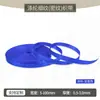 Lanyard de poliéster de tejido denso de 15 mm en stock para insignias de trabajo y gafetes, material accesorio semiacabado para tarjetas de identificación de exposiciones, disponible en varios colores