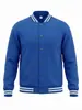 TK Comércio Exterior Outono/Inverno Gola Alta Americana Jaqueta de Baseball Calça Comprida Jaqueta Casual de Lã Fina Terno Esportivo Solto Masculino