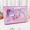 Set de Manuales, Caja de Regalo de Manuales, Cuaderno de Regalo Lindo para Estudiante de Primaria, Set de Papelería Creativa para Niños, Caja de Regalo
