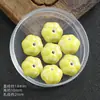 Pulseira de Contas Cerâmicas de Abóbora Coloridas Acessórios para Pulseiras Contas Espaçadoras de Melancia Coloridas Contas Cerâmicas com Furo Reto Joias Pequenas para DIY