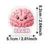 Nuevo Set de 50 Pegatinas de Órganos Humanos Lindos de Dibujos Animados para la Iluminación Cognitiva Infantil, Divertidas Pegatinas Decorativas Impermeables