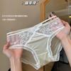 Novas Calcinhas de Renda Sexy Vazadas de Cintura Baixa para Mulheres, Puro Desejo, Leves e Transparentes, Tanga Francesa para Meninas
