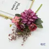 Fio de Contas com Flores Artificiais Flores Amarradas à Mão para Decoração de Interiores Domésticos, Adereços para Fotografia ao Ar Livre, Buquê de Estilo Fresco