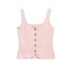 Exportación al por mayor Ropa de mujer transfronteriza Otoño 2025 Estilo europeo y americano Chaleco pequeño abotonado Top halter para mujer G826118F