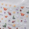 TENSOR Estéreo 5d Delgado Resistente Pegatina para Uñas Artísticas Pegatina Adhesiva para Uñas Joyería TS-2966-Dinosaurio Muppet