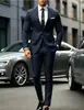 2026 Nuevo Conjunto de Traje de Doble Botonadura para Hombre Estilo Coreano Corte Entallado Traje Atuendo para Ceremonia de Boda Traje de Novio Ropa de Hombre