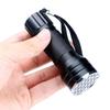 Linterna violeta de 21 LED con detector de agentes fluorescentes UV, lámpara detectora de dinero multifuncional, lámpara violeta con brillo para orina de mascotas y escorpión.