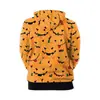Sudadera con capucha de talla grande para pareja, suéter holgado de manga larga, hip-hop callejero, nuevo top europeo y americano transfronterizo para Halloween