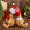 Colgante Creativo de Muñeco de Hombre de Jengibre Navideño, Muñeco de Dibujos Animados Navideño, Colgante de Muñeco, Accesorios de Decoración para Árbol de Navidad, Atrezzo