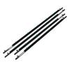 Sello de Agua Exterior para Coche Adecuado para Modelos 07-11, Tira Exterior de Presión Insonorizante Selladora Electrochapada Crv, Tira de Goma Bloqueadora de Agua, Tira de Adorno para Puerta de Coche