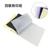 Papel de transferência com fundo amarelo de 4 camadas Produtos de transferência de tatuagem Papel de transferência doméstico Suprimentos auxiliares para tatuagem Suprimentos elegantes para tatuagem de sombra