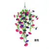 Flores Artificiales Transfronterizas Eucalipto Gloria de la Mañana Gloria de la Mañana Flores de Seda Hogar Boda Patio Exterior Colgante de Pared Techo de Mimbre