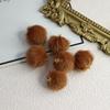 Accesorios para pendientes de joyería hechos a mano DIY, bola de pelo de visón multicolor, accesorios para joyería de oreja, paquete de materiales DIY