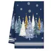 Toallas de Limpieza Navideñas Transfronterizas, Paños Absorbentes de Cocina, Toallas de Mano de Microfibra, Toallas de Regalo Personalizadas