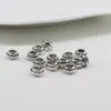 DIY Accesorios de plata tibetana aleación cuentas de agujero grande espaciador de pulsera joyería de estilo étnico vintage accesorios de collar joyería