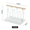 Suporte de Drenagem de Ferro Estilo Japonês para Casa Sala de Estar Suprimentos Diários Suporte de Copo de Drenagem de Água Estilo Japonês de Ferro